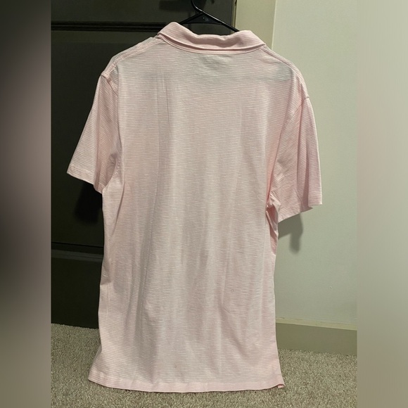 J.Crew Slub Jersey Pocket Polo Shirt XL Pink Cotton - Picture 2 of 3